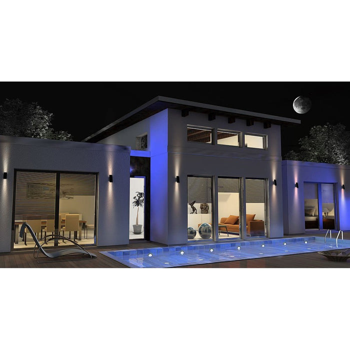 Applique murale solaire haut/bas 700lm (fixe)