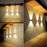 Applique murale solaire haut/bas ajustable