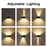 Applique murale solaire haut/bas ajustable