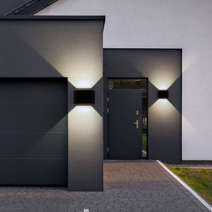 Applique murale solaire haut/bas ajustable