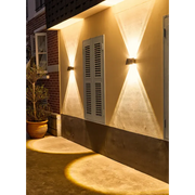 Applique murale solaire haut/bas rectangle