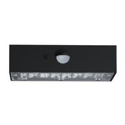 Applique solaire PIR brick 350lm - Noir