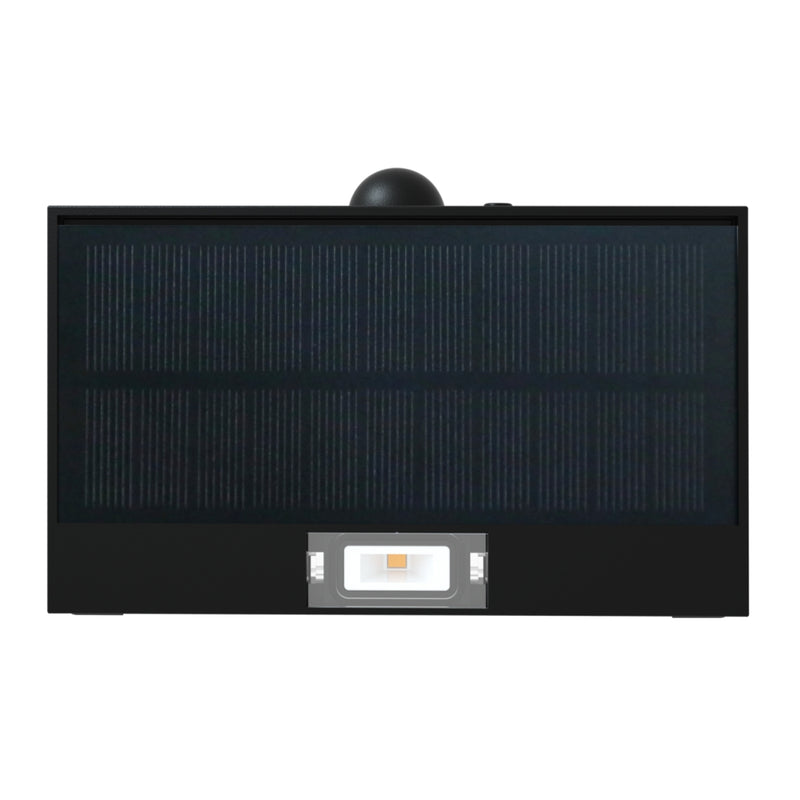 Applique solaire PIR brick 350lm - Noir