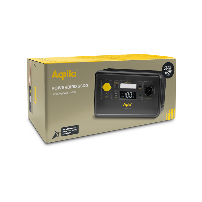 Aqiila Powerbird S300 - Générateur Solaire Portable 300W / 294Wh