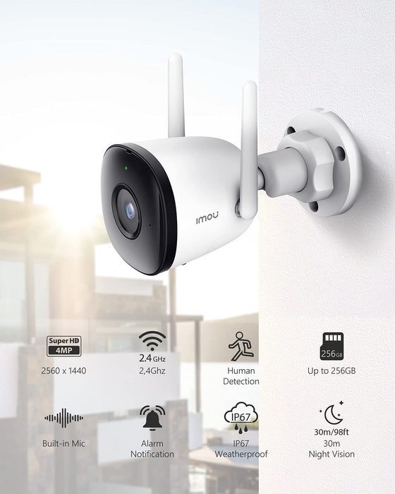 Imou - Caméra Wifi Bullet 2C 4MP (IPC-F42P)