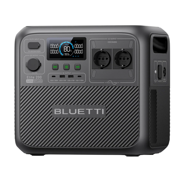 Bluetti Elite 200 V2 - Générateur solaire 2600W / 2073Wh