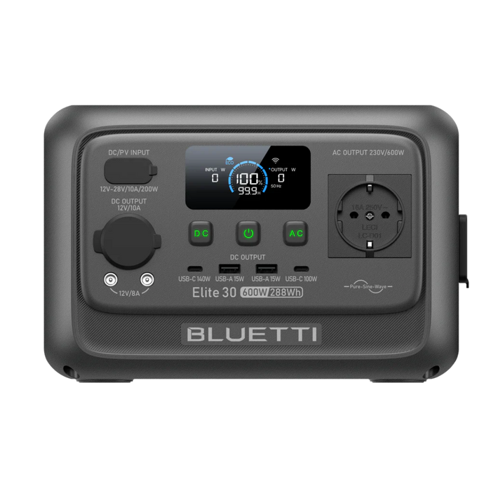 Bluetti Elite 30 V2 - Générateur solaire 600W / 288Wh