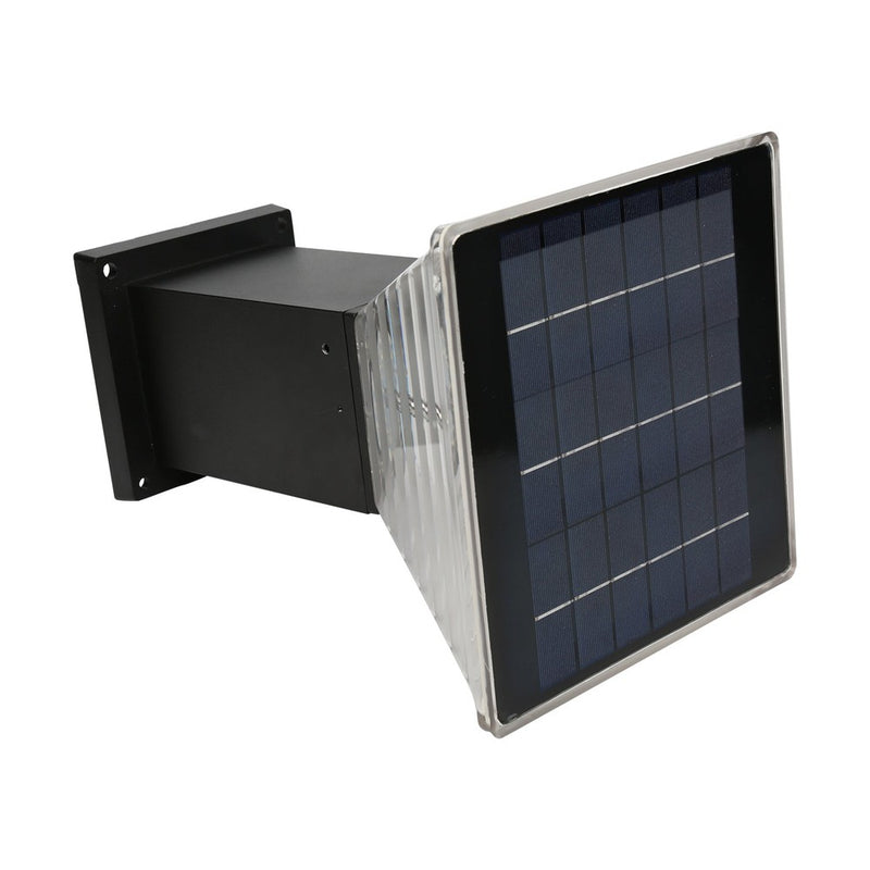 Borne solaire carrée 26cm 500lm Blanc froid 6000K