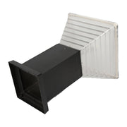 Borne solaire carrée 26cm 500lm Blanc froid 6000K