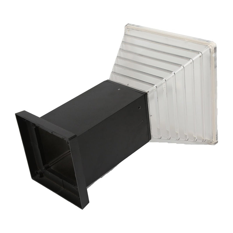 Borne solaire carrée 26cm 500lm Blanc froid 6000K