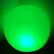 Boules solaires gonflables RVB multicolores