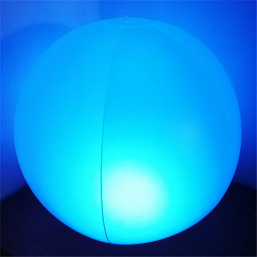 Boules solaires gonflables RVB multicolores