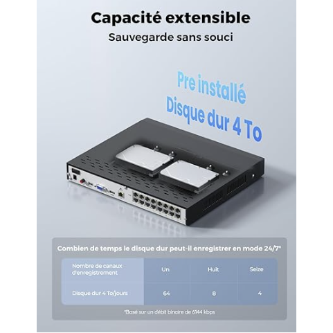 Reolink Enregistreur NVS 16 canaux-Tektek
