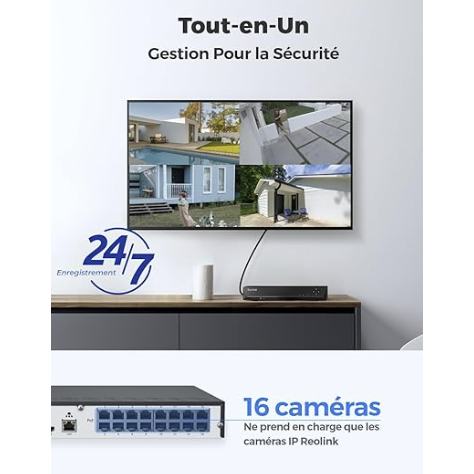 Reolink Enregistreur NVS 16 canaux-Tektek