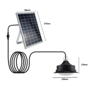 Cloche solaire 30W avec télécommande