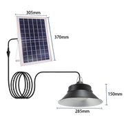 Cloche solaire 50W avec télécommande