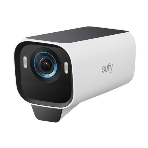 Eufy S3 Pro- Caméra solaire Wifi 4K, Vision nocturne MaxColor, Reconnaissance faciale, HomeBase 3 requis