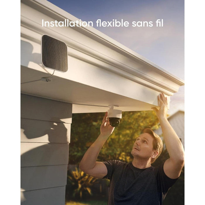 Eufy SoloCam S340 - Caméra Solaire 360° 3K WIFI, Compatible HomeBase 3