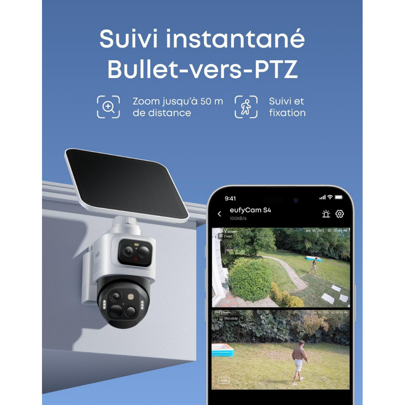 Eufy S4 - Caméra Solaire