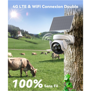 Imou AOV - Caméra extérieure rotative 4G / Wifi