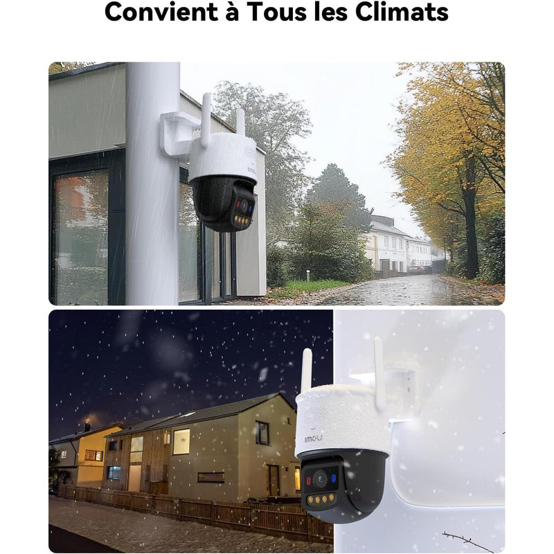 Imou Titan - Caméra extérieure Wifi 2.4/5Ghz + POE, rotative, 6MP, Zoom 8X, Patrouille