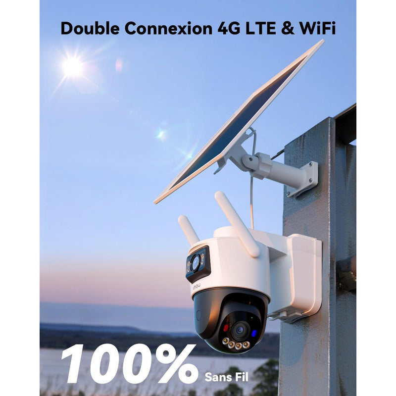 Imou AOV Dual - Caméra extérieure double objectif 4G / Wifi