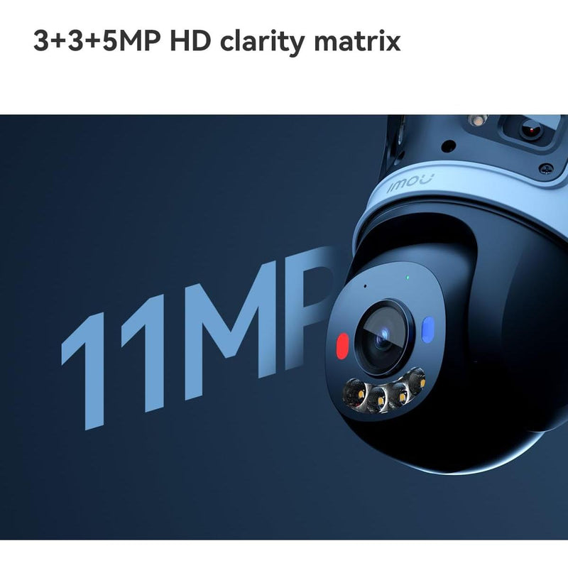 Imou Cruiser Triple - Caméra extérieure Wifi rotative 3 objectifs 11MP