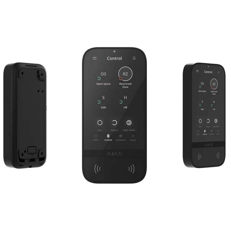 AJAX-KeyPad TouchScreen Jeweller (Blanc & Noir)