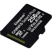 Kingston Canvas Select Plus - Carte Micro SD 256Go SDCS2 Class 10