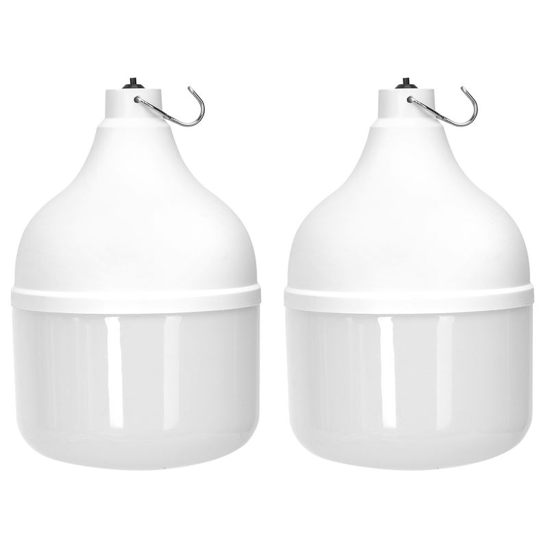 Aigostar - Kit 2 Ampoules solaires 140W - Blanc froid