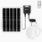 Aigostar - Kit 2 Hublots solaires 140W - PIR - Blanc Froid