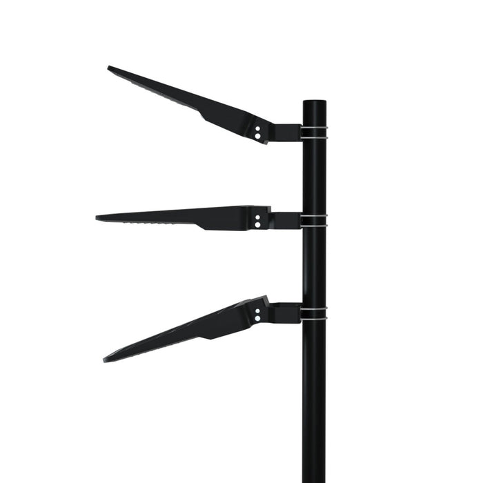 Lampadaire solaire 3000lm blanc froid 6000K