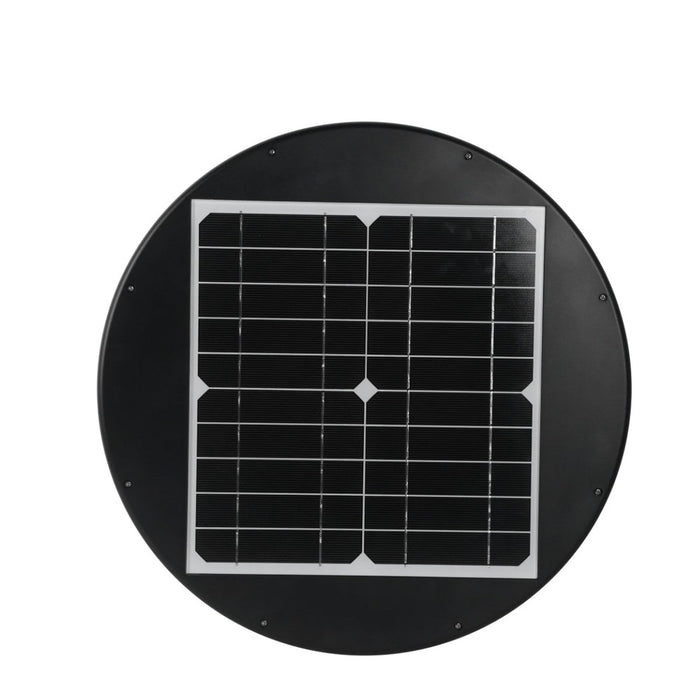 Lampadaire solaire PIR 360° 2300lm