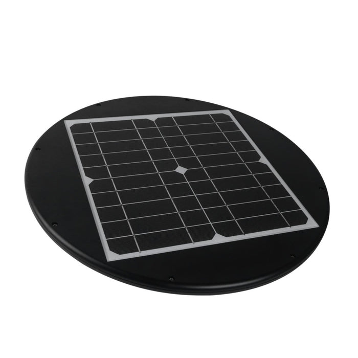 Lampadaire solaire PIR 360° 2300lm