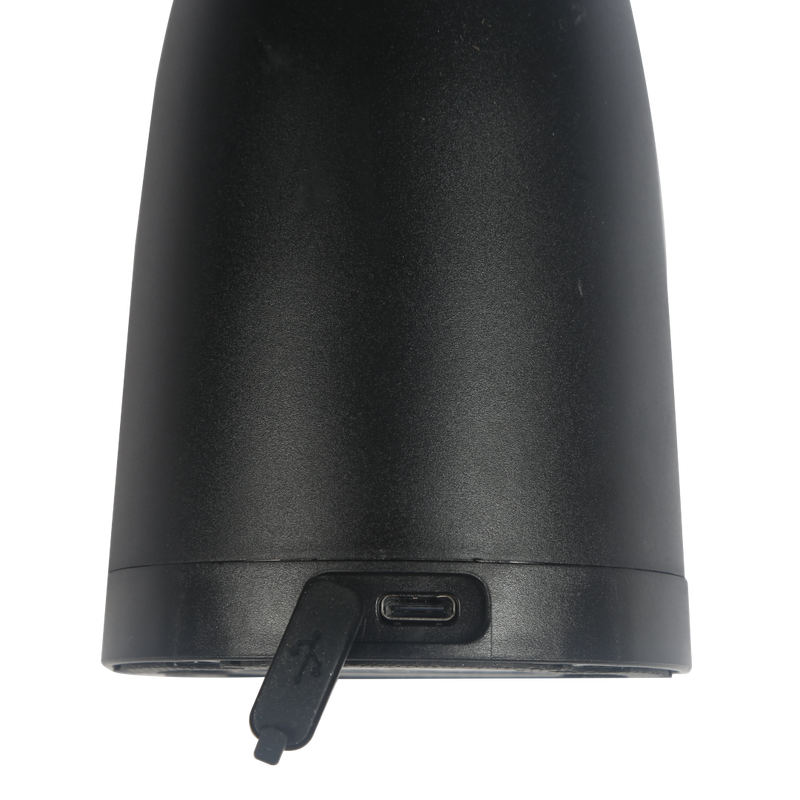 Lampe de table solaire noir