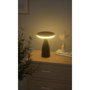 Lampe de table solaire noir