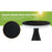 Lampe de table solaire noir-Tektek