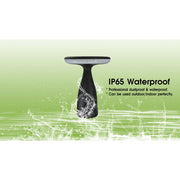 Lampe de table solaire noir
