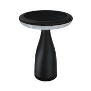 Lampe de table solaire noir