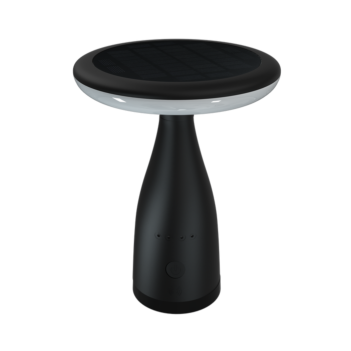 Lampe de table solaire noir-Tektek