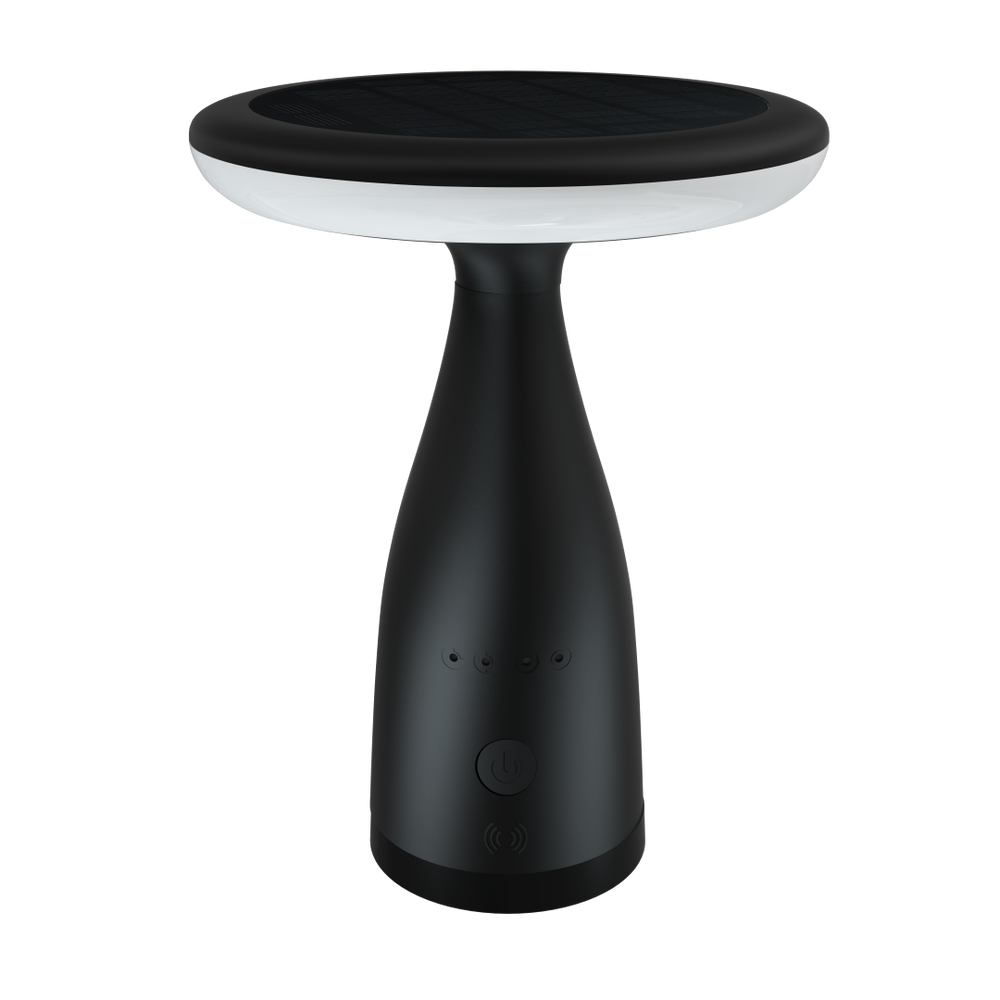Lampe de table solaire noir-Tektek