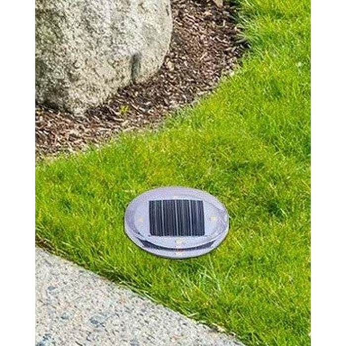 Lampe encastrable solaire pour deck et jardin