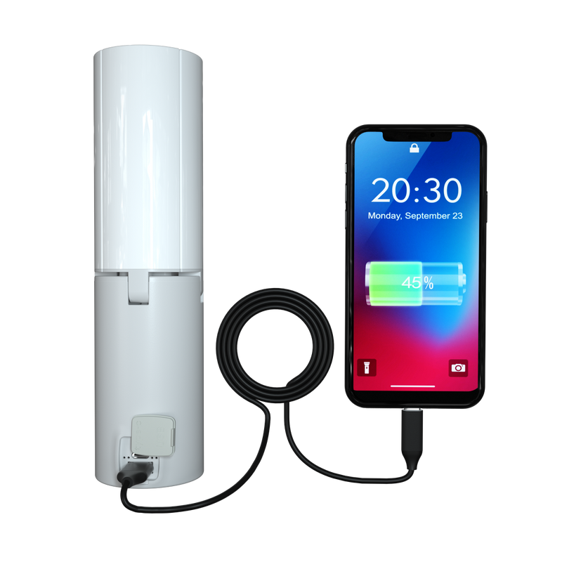 Lampe suspension solaire multifonctions Satellite
