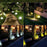 Lot de 4 Spots LED solaires 400lm pour jardin, étanche IP65