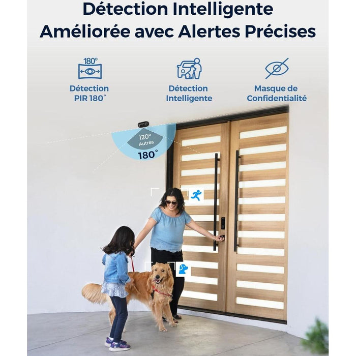Pack Reolink - Enregistreur sans fil Home Hub 64Go + 2 caméras solaires Argus 4 Pro