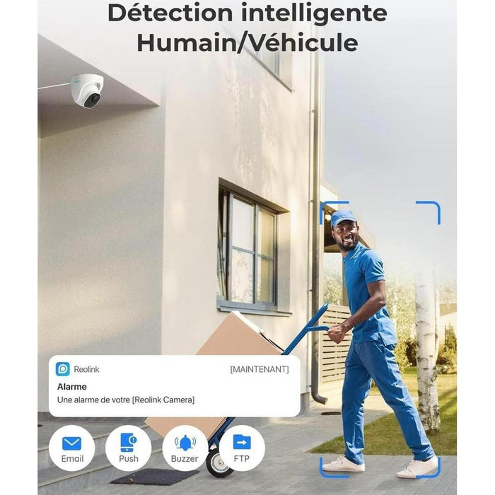 Pack Reolink - Enregistreur NVR 2To + 4 caméras RLC-520A 5MP