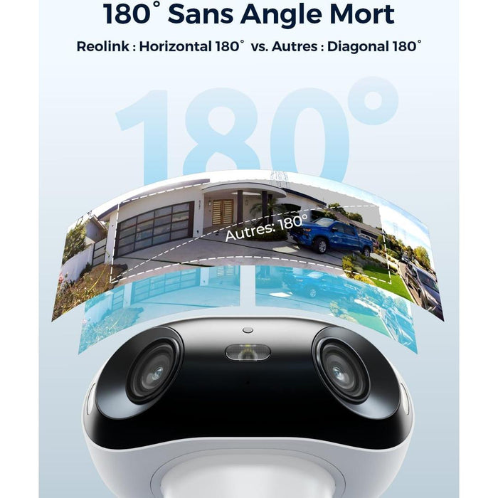 Pack Reolink - Enregistreur sans fil Home Hub 64Go + 2 caméras solaires Argus 4 Pro