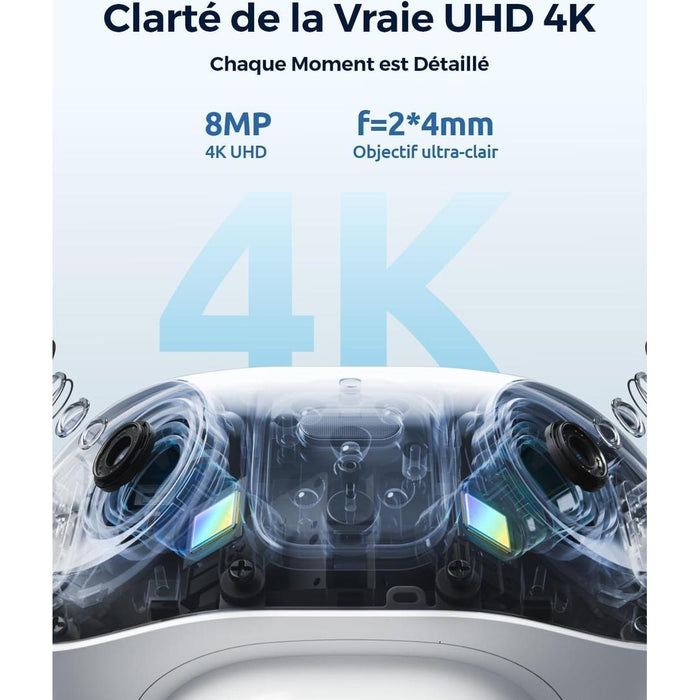 Pack Reolink - Enregistreur sans fil Home Hub 64Go + 2 caméras solaires Argus 4 Pro