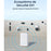 Pack Reolink - Enregistreur sans fil Home Hub 64Go + 2 caméras solaires Argus 4 Pro