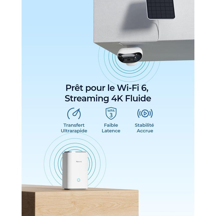 Pack Reolink - Enregistreur sans fil Home Hub 64Go + 2 caméras solaires Argus 4 Pro